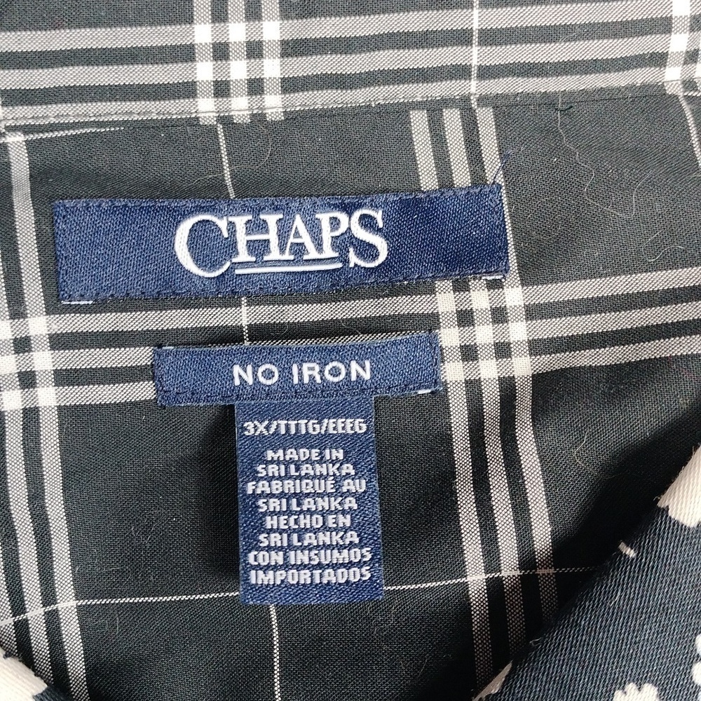 Chaps women's long sleeved button down blouse size 3X - Picture 2 of 10